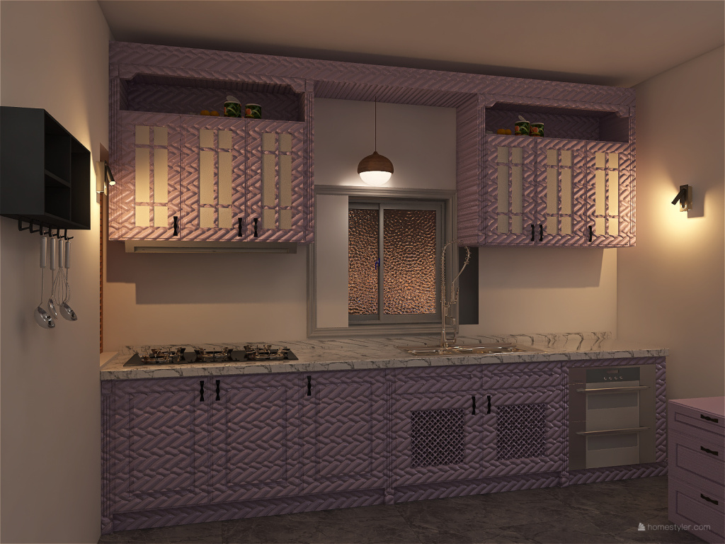 kitchen as a soft beauty 3d design renderings