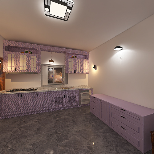 kitchen as a soft beauty 3d design renderings
