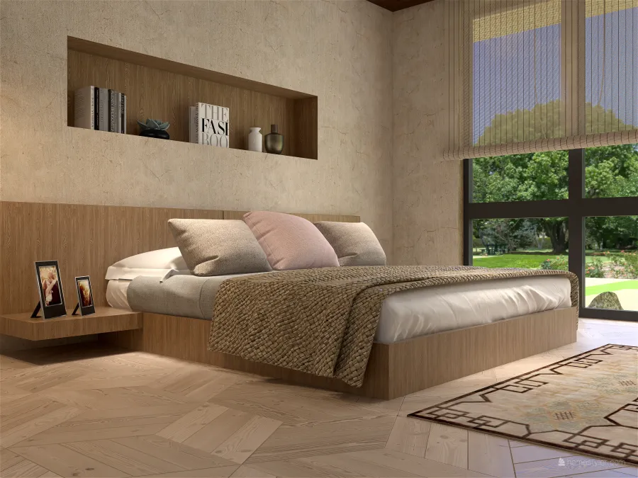 Farmhouse StyleOther WoodTones ColorScemeOther Bedroom 3d design renderings