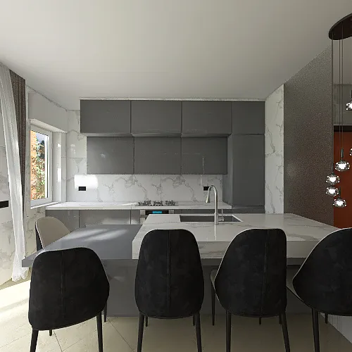 BASE LAVORO Appartamento PALANIMETRIA 3d design renderings