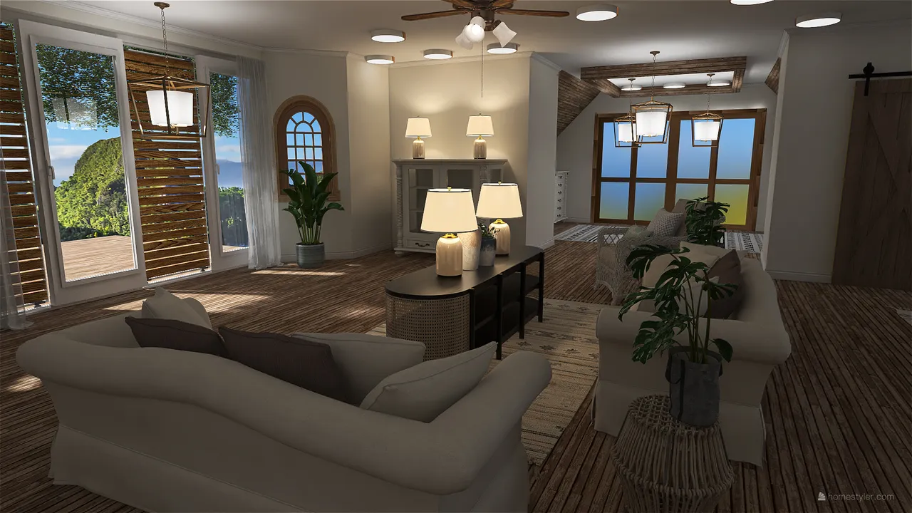 Tinted Beach Home 3d design renderings