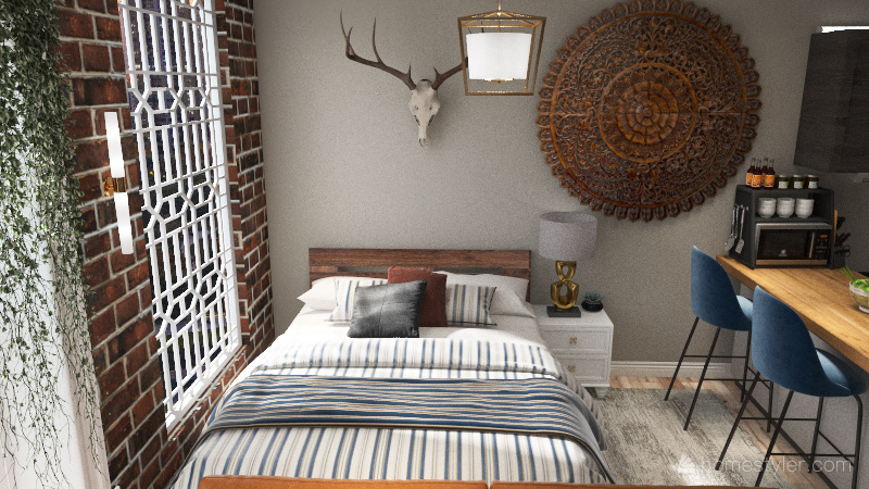 Studio Interior Design Render