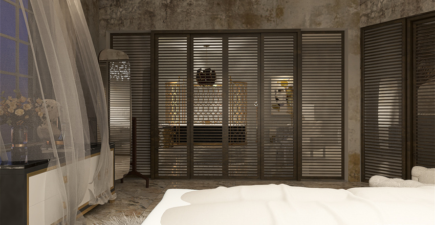 glam Interior Design Render