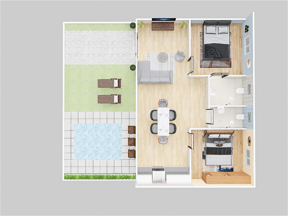 12th 3d floor plan design ideas & pictures (196 sqm)-Homestyler