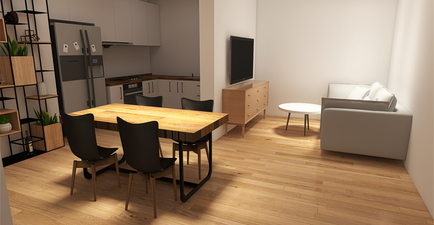 Dom 70m² Interior Design Render