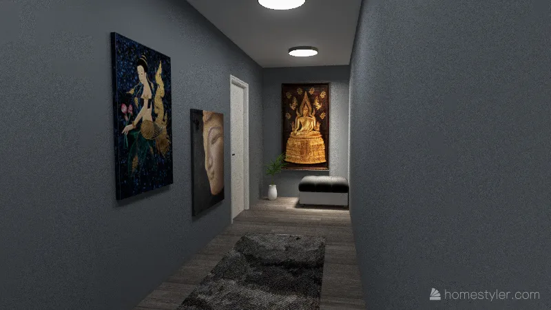 Apartment 3d design renderings