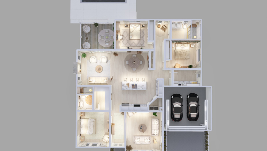 apartment 3d design picture 1252.07