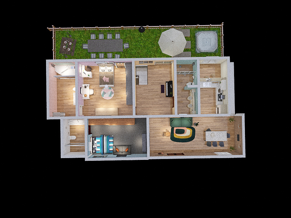 casa terminada 3d design renderings