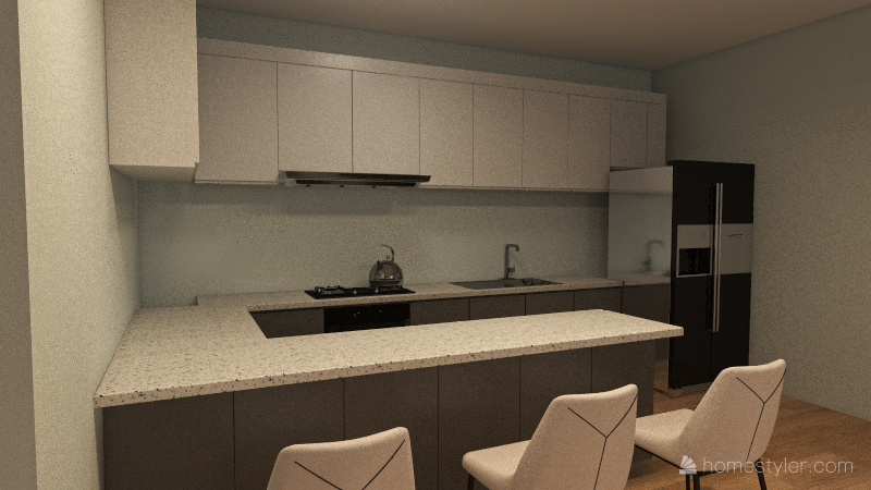 Apartment on the outskirts 3d design renderings