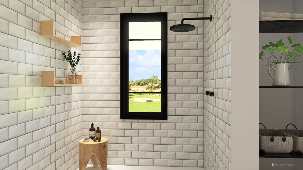 Bathroom (2nd floor) 3d design renderings