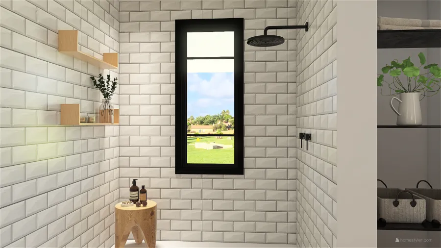 Bathroom (2nd floor) 3d design renderings