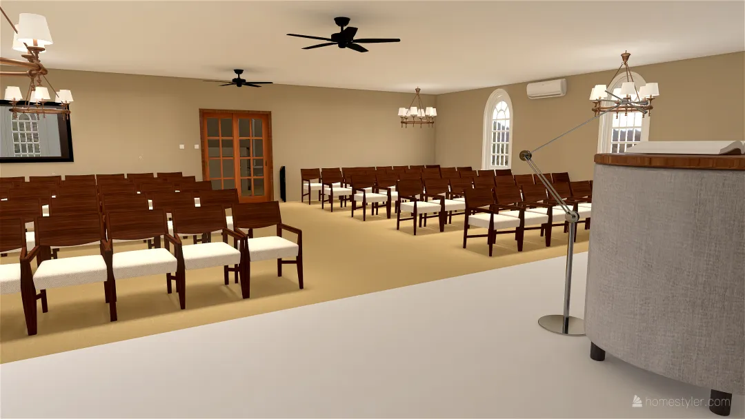 Church Senior Project 3d design renderings