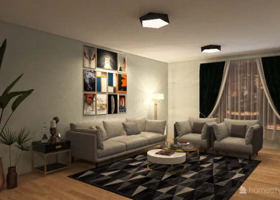 Apartment on the outskirts Design Rendering