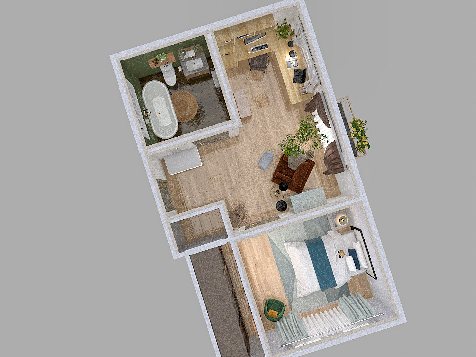 Dream Bedroom Project 3d design renderings