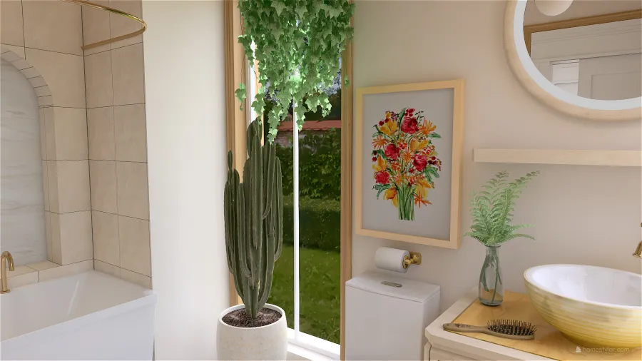 children's bathroom 3d design renderings