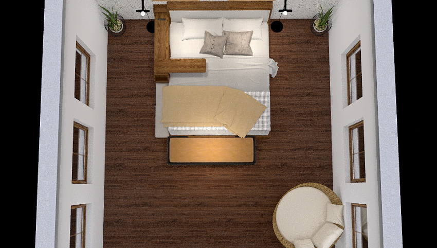 The Boho Bedroom 3d design picture 20.04