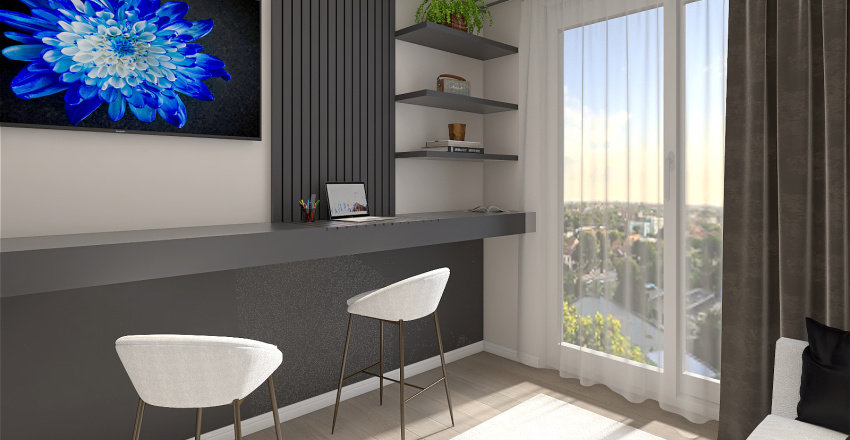 Modern penthouse 3d design renderings