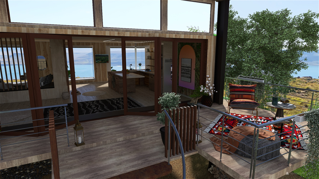 cabane 3d design renderings