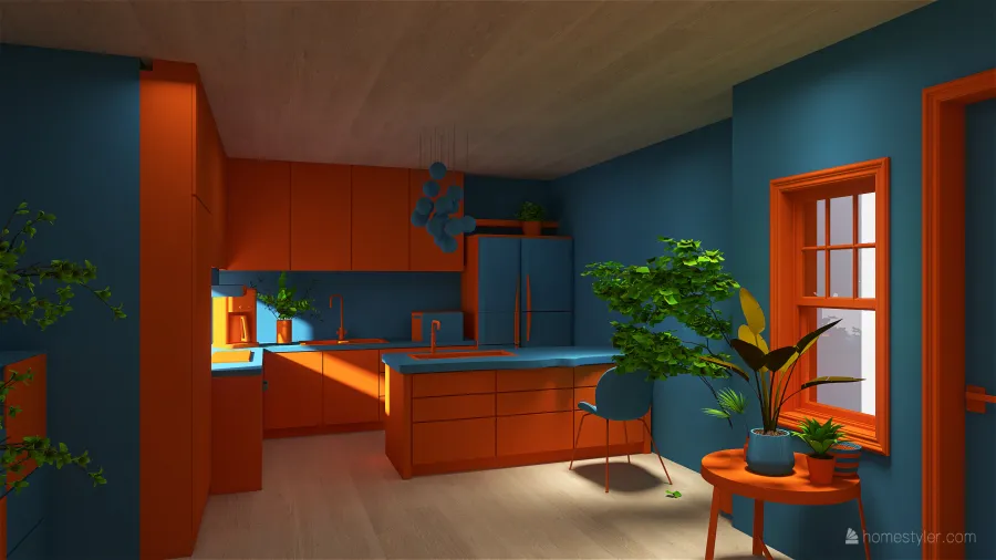 Small appartment 3d design renderings