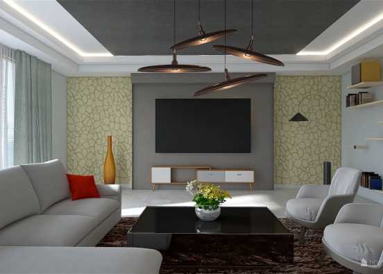 Prady Living room 2 Design Rendering
