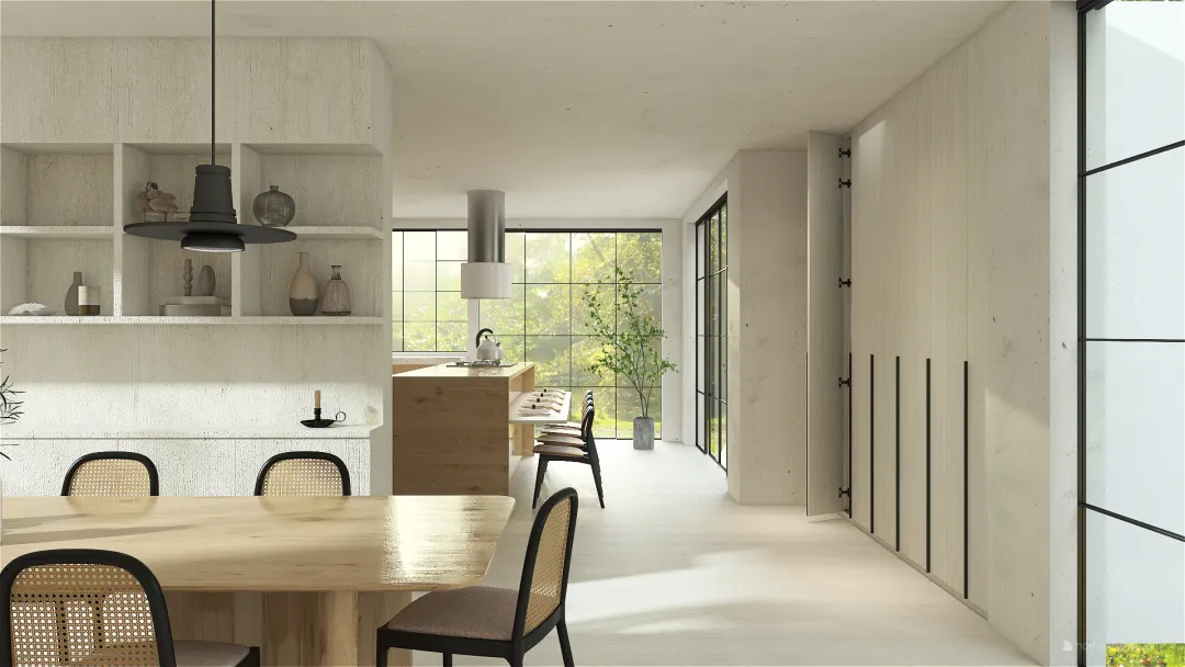The Slow Living Home 3d design renderings
