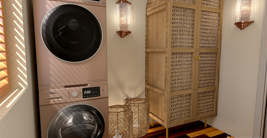 Estudio para dos Interior Design Render
