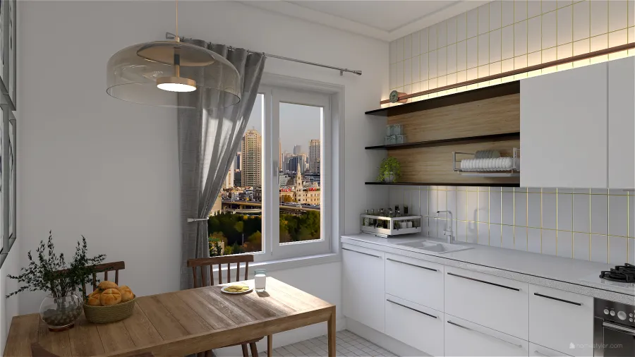 Kitchen 1 3d design renderings