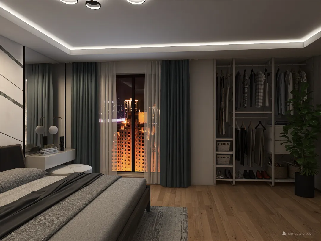 ITALIAN BEDROOM 3d design renderings