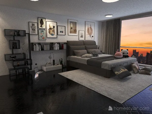 Anda's Penthouse 3d design renderings