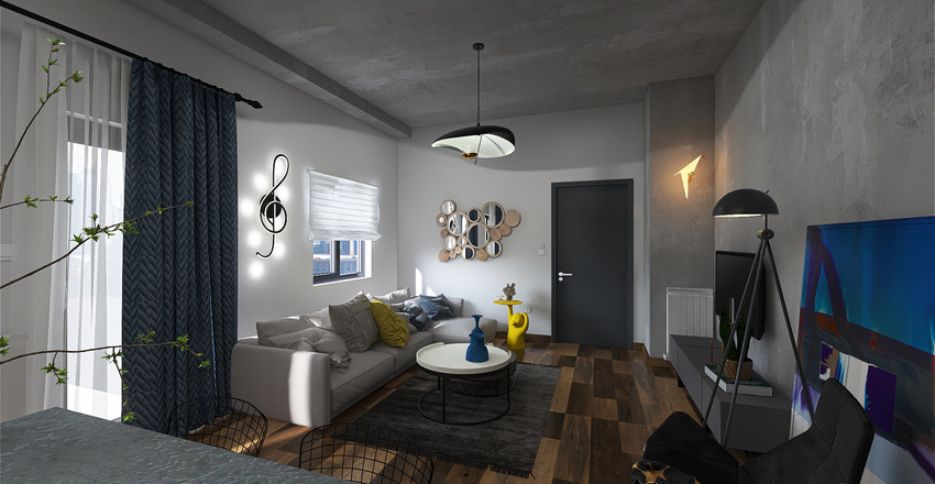 LAB_VIRONAS_EM_GROUND FLOOR & 1ST FLOOR APARTMENT RENOVATION (II) Interior Design Render