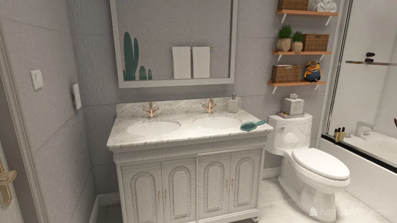 v2_Kids Bathroom 3d design renderings