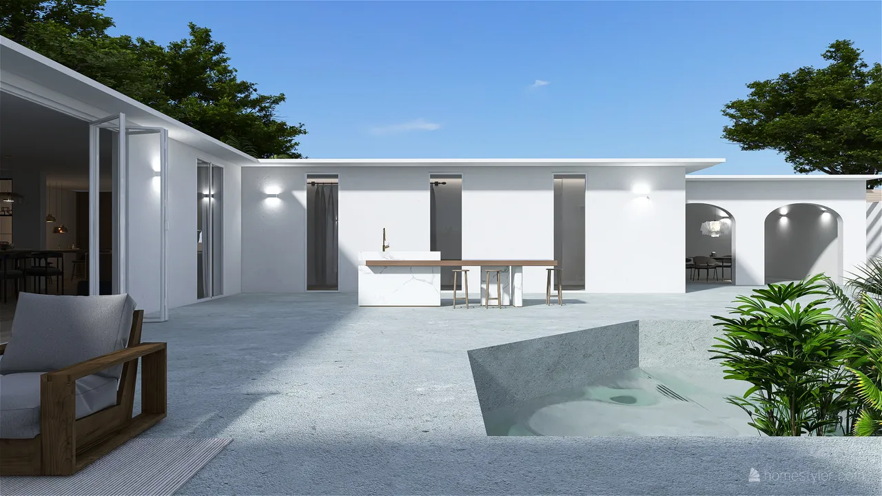 Contemporary Blue ColorScemeOther Grey UnnamedSpace 3d design renderings