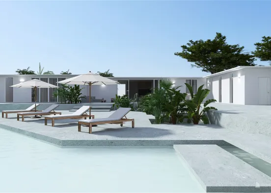 On the Hill - resort villa Design Rendering