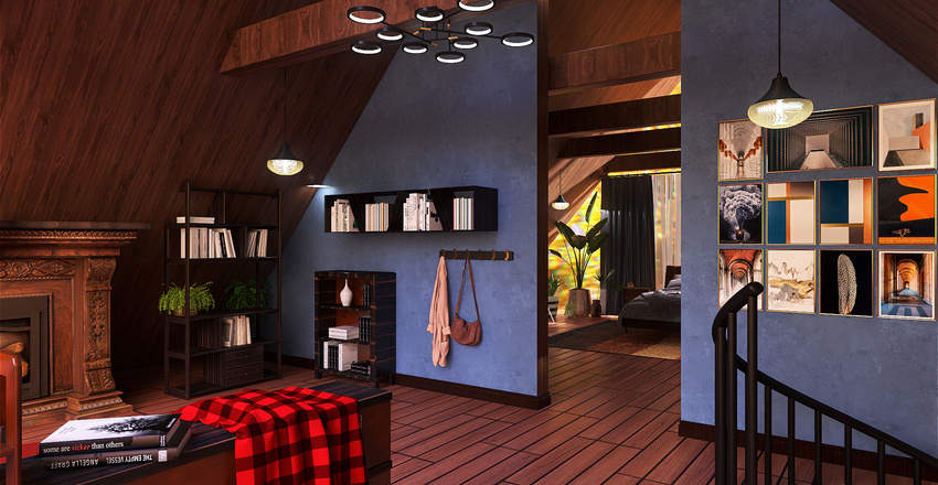 Cabin Interior (Rough Draft) Interior Design Render