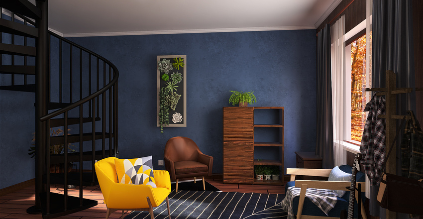 Cabin Interior (Rough Draft) Interior Design Render