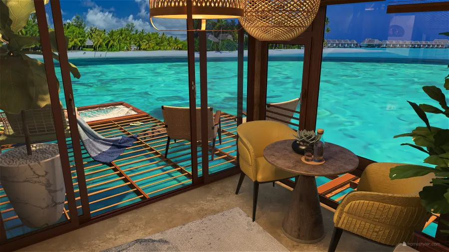 #HSDA2021Commercial Blue Paradise 3d design renderings