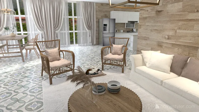 Mediteranen/Italian Home 3d design renderings