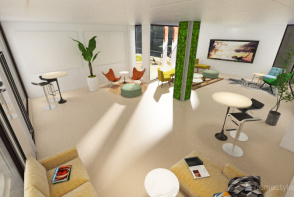 Info Room 2 - Lounge Design Rendering