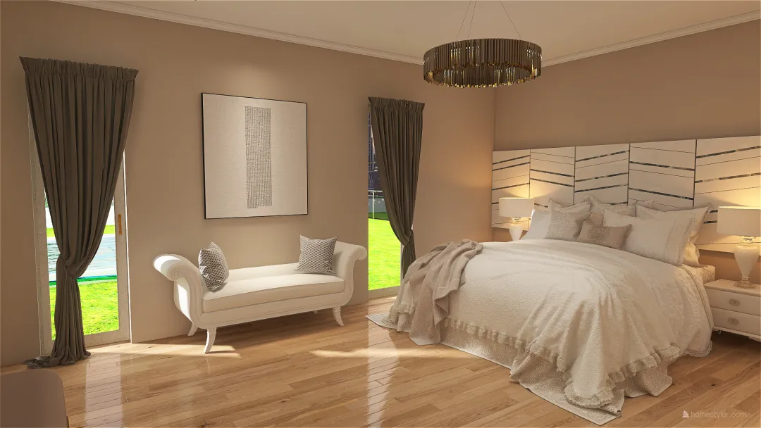 Simple family home 3d design renderings