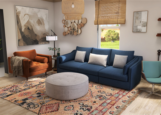 Smedley Living Room Makeover Design Rendering