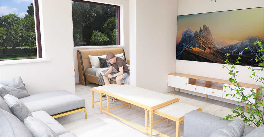 small home Interior Design Render