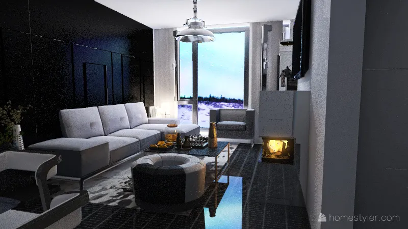 Swedish Home 3d design renderings
