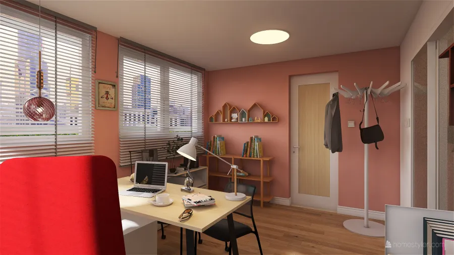 Managers Office 3d design renderings