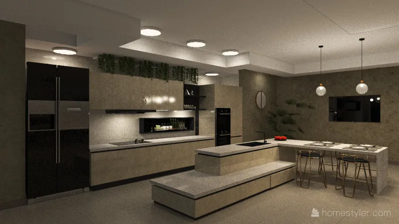 Eclectic House 3d design renderings