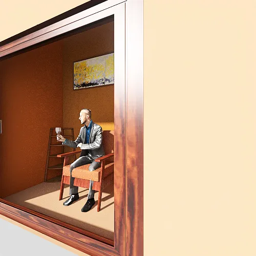 In-Store Furniture Shop 3d design renderings