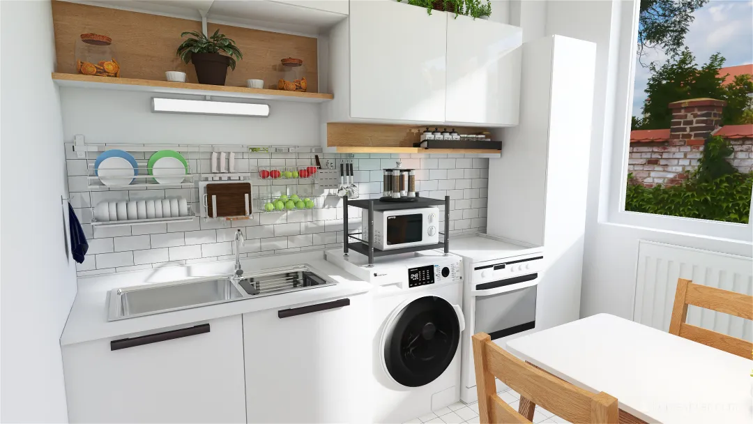 Elisa - Kitchen 3d design renderings
