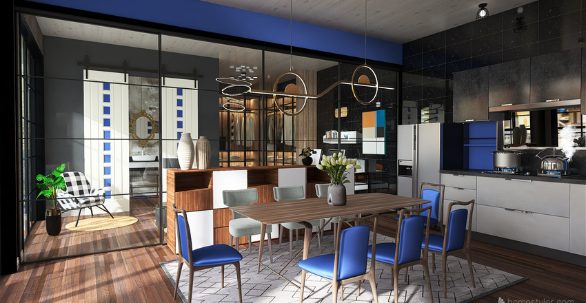 Premium Loft Interior Design Render