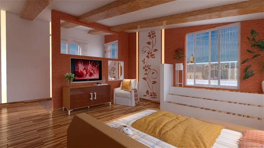 appartamento moderno 3d design renderings