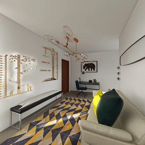 Ethan's Apartment 3d design renderings