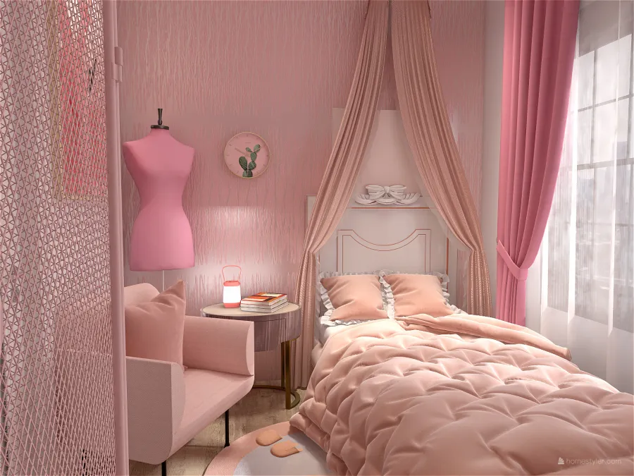 1 bedroom apartment 3d design renderings